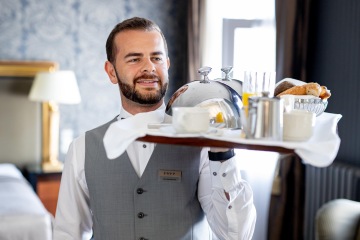 Frühstück am Zimmer